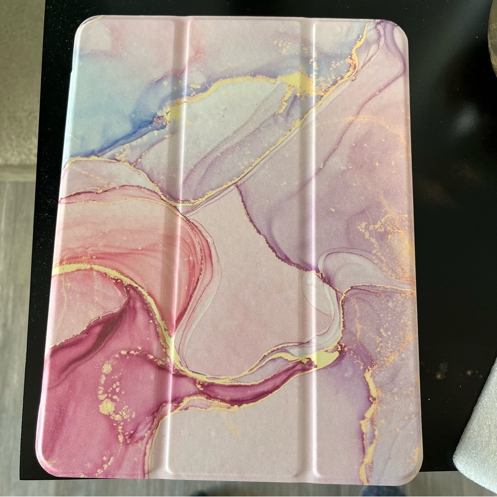 iPad Case pink Marbled New